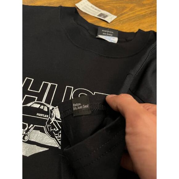 Hustler Bentley & Private Jet Graphic Y2K T-shirt - Picture 4 of 4